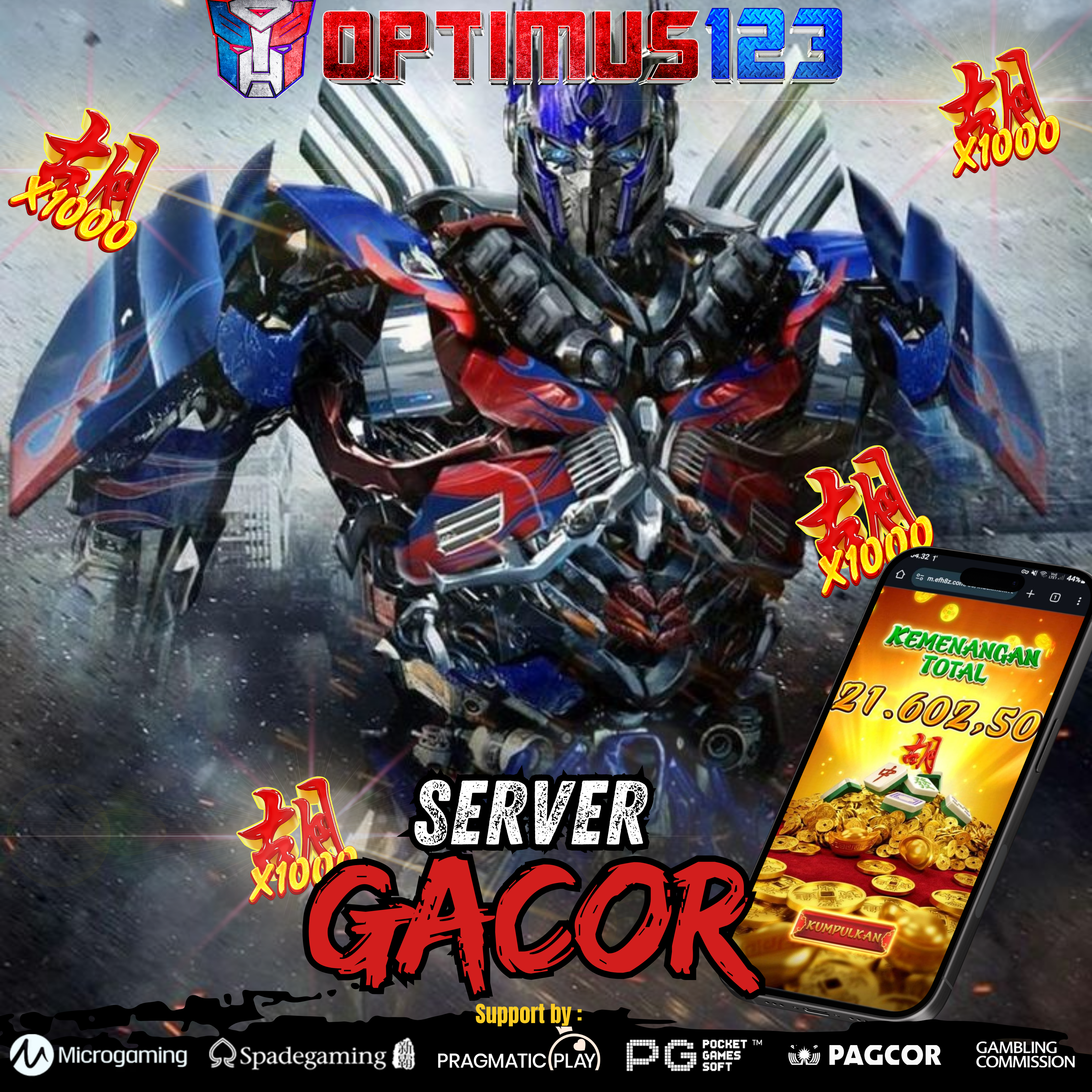 Optimus123 | Situs Slot yang Menakjubkan Dalam Perkalian x5000 Hari ini